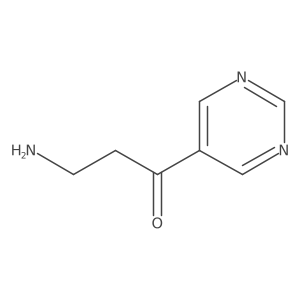 3-Amino-1-(pyrimidin-5-yl)propan-1-one Structure