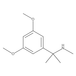 [2-(3,5-Dimethoxyphenyl)propan-2-yl](methyl)amine结构式