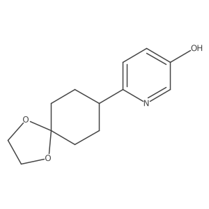 6-(1,4-Dioxaspiro[4.5]decan-8-yl)pyridin-3-ol Structure