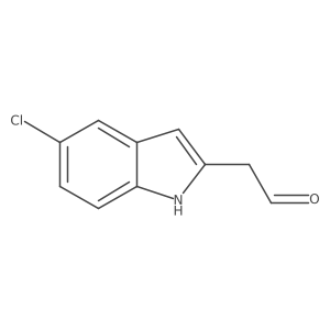 2-(5-chloro-1H-indol-2-yl)acetaldehyde Structure