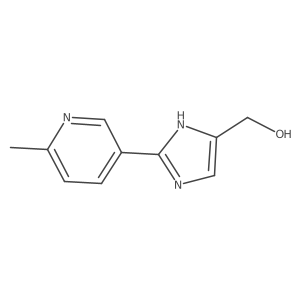 2-(6-Methyl-3-pyridyl)imidazole-5-methanol Structure