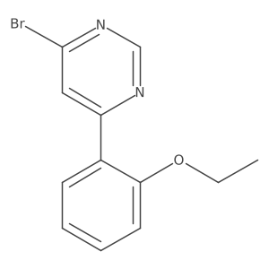 4-Bromo-6-(2-ethoxyphenyl)pyrimidine结构式