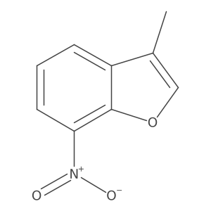 3-Methyl-7-nitrobenzofuran结构式