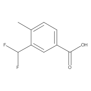 3-(Difluoromethyl)-4-methylbenzoic acid Structure