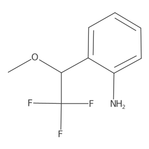 2-(2,2,2-Trifluoro-1-methoxyethyl)aniline Structure