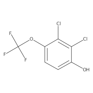 2,3-Dichloro-4-(trifluoromethoxy)phenol Structure