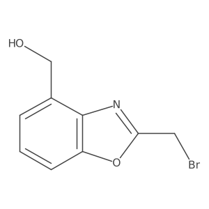 2-(Bromomethyl)benzo[d]oxazole-4-methanol Structure
