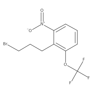 1-(3-Bromopropyl)-2-nitro-6-(trifluoromethoxy)benzene Structure