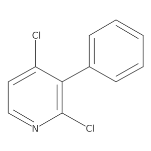 2,4-Dichloro-3-phenylpyridine Structure
