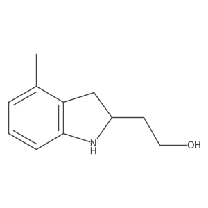 2-(4-Methyl-2,3-dihydro-1H-indol-2-yl)ethan-1-ol Structure