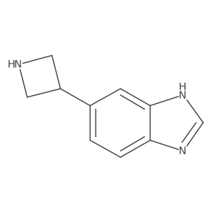 5-(azetidin-3-yl)-1H-1,3-benzodiazole结构式