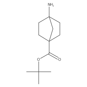 tert-Butyl 4-aminobicyclo[2.2.1]heptane-1-carboxylate Structure