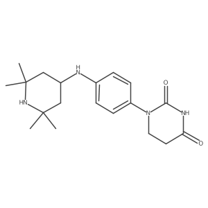 1-[4-[(2,2,6,6-Tetramethyl-4-piperidyl)amino]phenyl]hexahydropyrimidine-2,4-dione结构式
