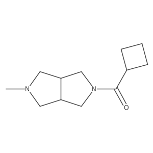 cyclobutyl(5-methylhexahydropyrrolo[3,4-c]pyrrol-2(1H)-yl)methanone结构式