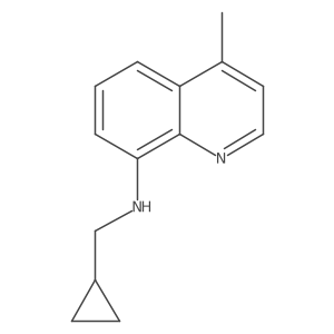 N-(cyclopropylmethyl)-4-methyl-8-quinolinamine Structure