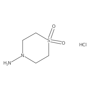 4-Amino-1lambda6-thiomorpholine-1,1-dione hydrochloride Structure