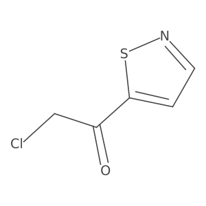 2-Chloro-1-(1,2-thiazol-5-yl)ethan-1-one结构式