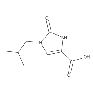 1-(2-Methylpropyl)-2-oxo-2,3-dihydro-1H-imidazole-4-carboxylic acid Structure