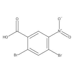 2,4-Dibromo-5-nitro-benzoic acid结构式