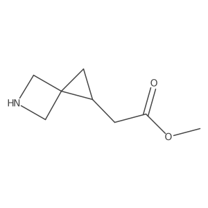Methyl 2-(5-azaspiro[2.3]hexan-1-yl)acetate结构式