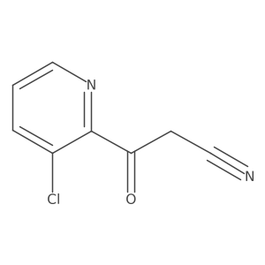 3-(3-Chloropyridin-2-yl)-3-oxopropanenitrile结构式