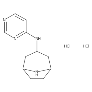N-(pyrimidin-4-yl)-8-azabicyclo[3.2.1]octan-3-amine dihydrochloride Structure