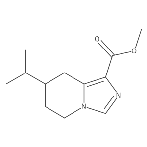 Methyl 7-isopropyl-5,6,7,8-tetrahydroimidazo[1,5-A]pyridine-1-carboxylate Structure