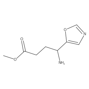 Methyl 4-amino-4-(1,3-oxazol-5-yl)butanoate Structure