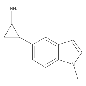 rac-(1R,2S)-2-(1-methyl-1H-indol-5-yl)cyclopropan-1-amine Structure