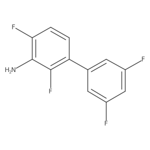 3-(3,5-Difluorophenyl)-2,6-difluoroaniline Structure