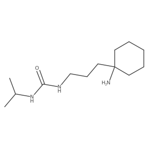 1-[3-(1-Aminocyclohexyl)propyl]-3-(propan-2-yl)urea Structure