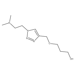 3-({1-[2-(dimethylamino)ethyl]-1H-1,2,3-triazol-4-yl}methoxy)propan-1-ol Structure