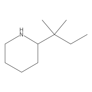2-(2-Methylbutan-2-yl)piperidine结构式