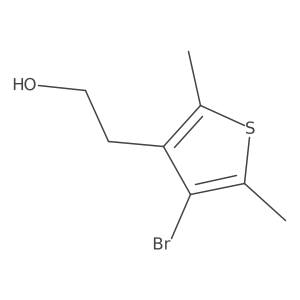 2-(4-Bromo-2,5-dimethylthiophen-3-yl)ethan-1-ol Structure