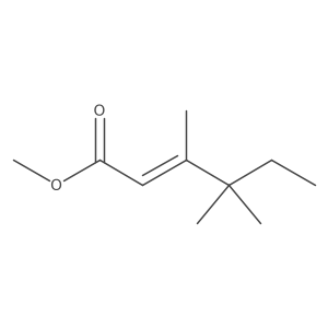 methyl (2E)-3,4,4-trimethylhex-2-enoate结构式