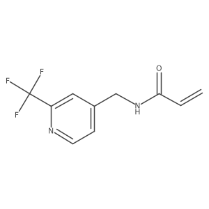 N-[[2-(Trifluoromethyl)pyridin-4-yl]methyl]prop-2-enamide Structure