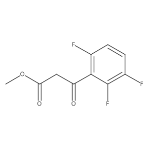 Methyl 3-oxo-3-(2,3,6-trifluorophenyl)propanoate结构式