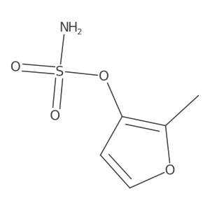 2-Methylfuran-3-yl sulfamate结构式