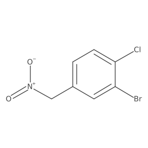 2-Bromo-1-chloro-4-(nitromethyl)benzene结构式