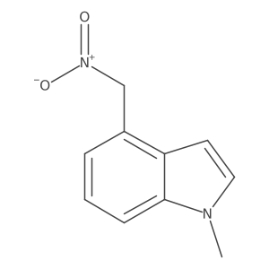 1-methyl-4-(nitromethyl)-1H-indole结构式