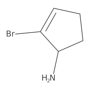 2-Bromocyclopent-2-en-1-amine Structure