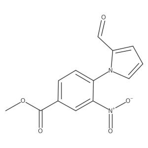 Methyl 4-(2-formyl-1H-pyrrol-1-YL)-3-nitrobenzoate Structure