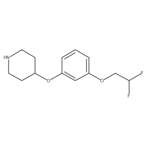 4-[3-(2,2-Difluoroethoxy)-phenoxy]-piperidine Structure