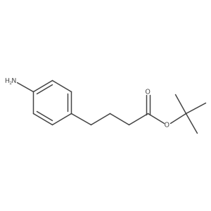 Tert-butyl 4-(4-aminophenyl)butanoate结构式