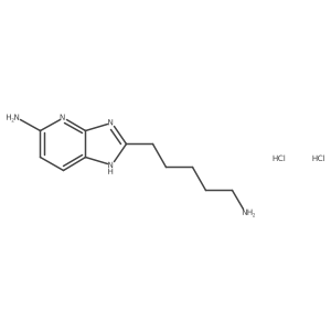 2-(5-aminopentyl)-3H-imidazo[4,5-b]pyridin-5-amine dihydrochloride Structure