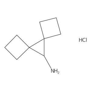 Dispiro[3.0.35.14]nonan-9-amine;hydrochloride Structure