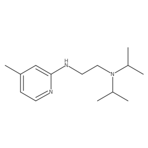 N-(4-methylpyridin-2-yl)-N',N'-di(propan-2-yl)ethane-1,2-diamine结构式