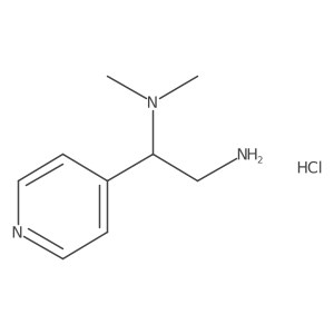 N1,N1-Dimethyl-1-(4-pyridinyl)-1,2-ethanediamine hydrochloride Structure