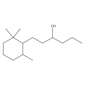 trans-1-(2,2,6-Trimethylcyclohexyl)hexan-3-ol结构式