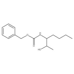 benzyl N-(2-hydroxyheptan-3-yl)carbamate Structure